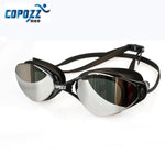 Copozz New Professional Anti-Fog UV Protection Adjustable Swimming Goggles Men Women Waterproof silicone glasses adult Eyewear